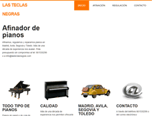 Tablet Screenshot of lasteclasnegras.com